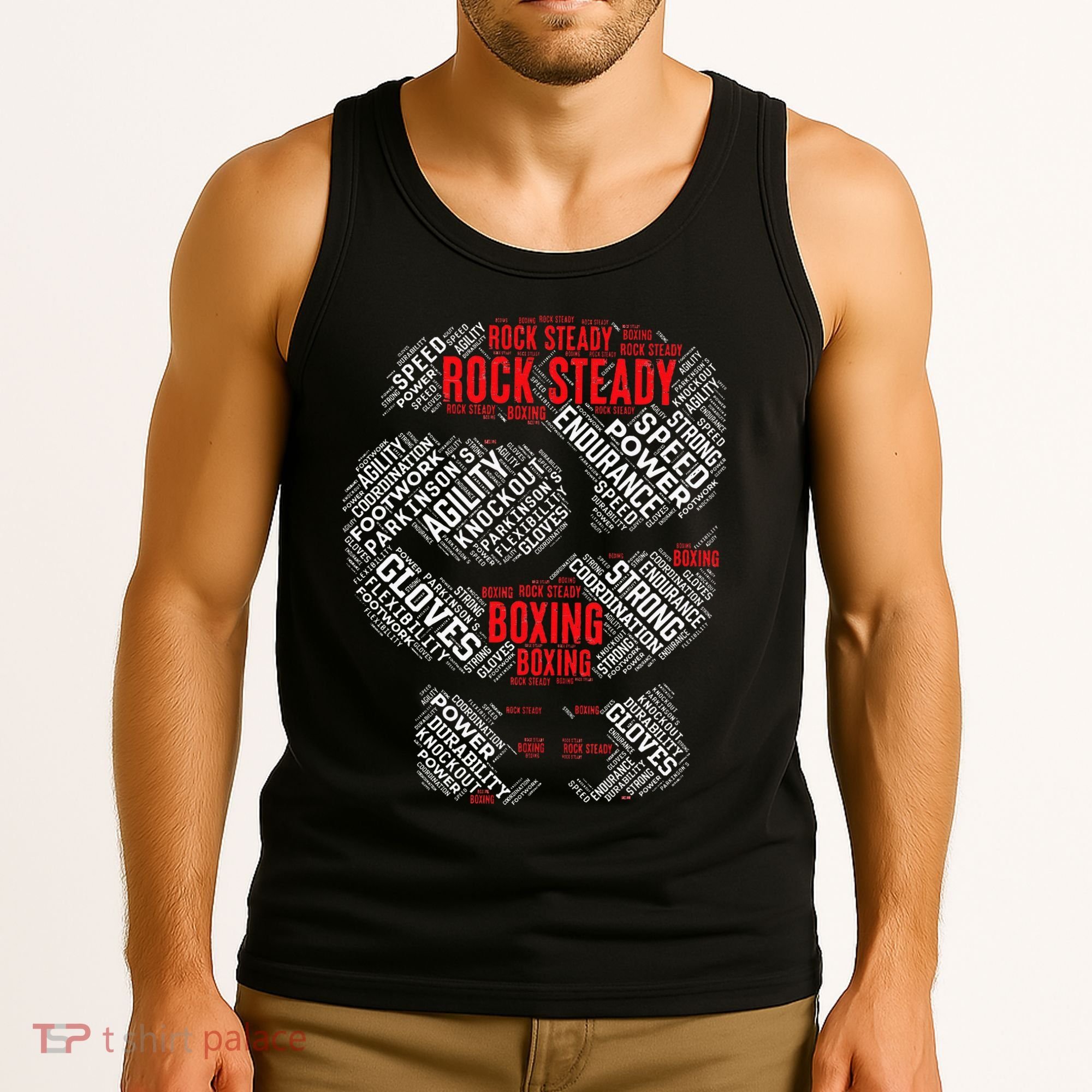 Rock Steady Boxing Glove ParkinsonS Tank Top