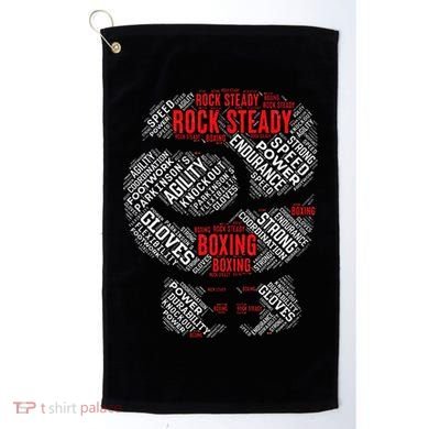 Rock Steady Boxing Glove ParkinsonS Golf Towel