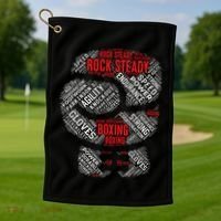 Rock Steady Boxing Glove ParkinsonS Golf Towel thumb 1