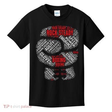 Rock Steady Boxing Glove ParkinsonS Kids T-Shirt
