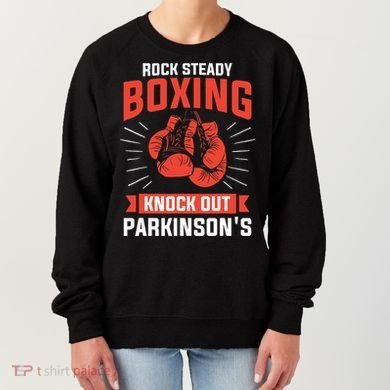 Rock Steady Boxing Knock Out Parkinson's Boxer Women's Sweatshirt
