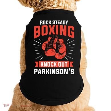 Rock Steady Boxing Knock Out Parkinson's Boxer Doggie Tank