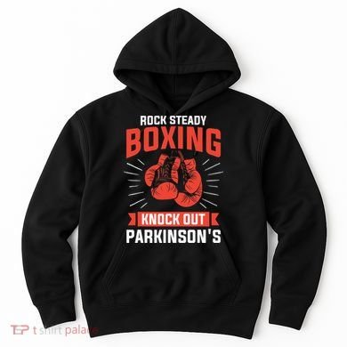 Rock Steady Boxing Knock Out Parkinson's Boxer Hoodie