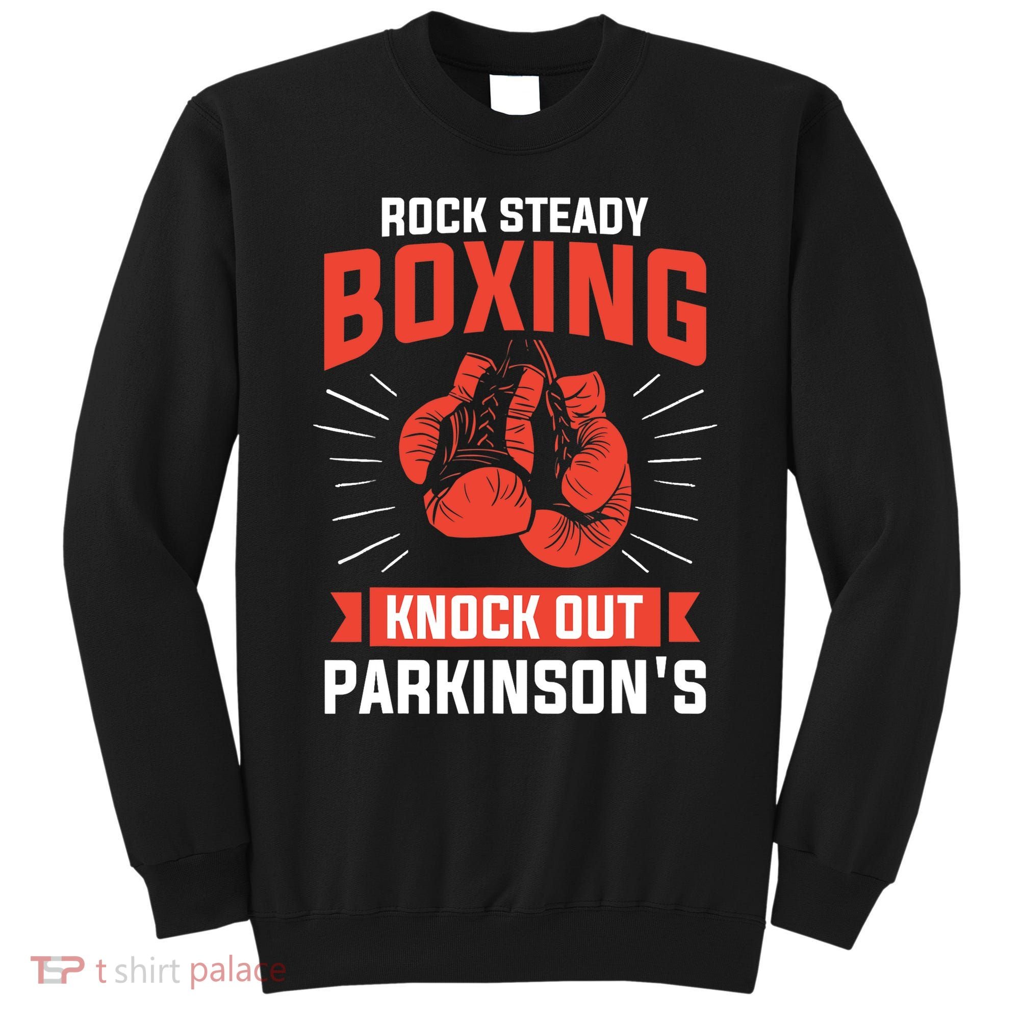 Rock Steady Boxing Knock Out Parkinson's Boxer Sweatshirt