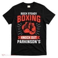 Rock Steady Boxing Knock Out Parkinson's Boxer T-Shirt thumb 0