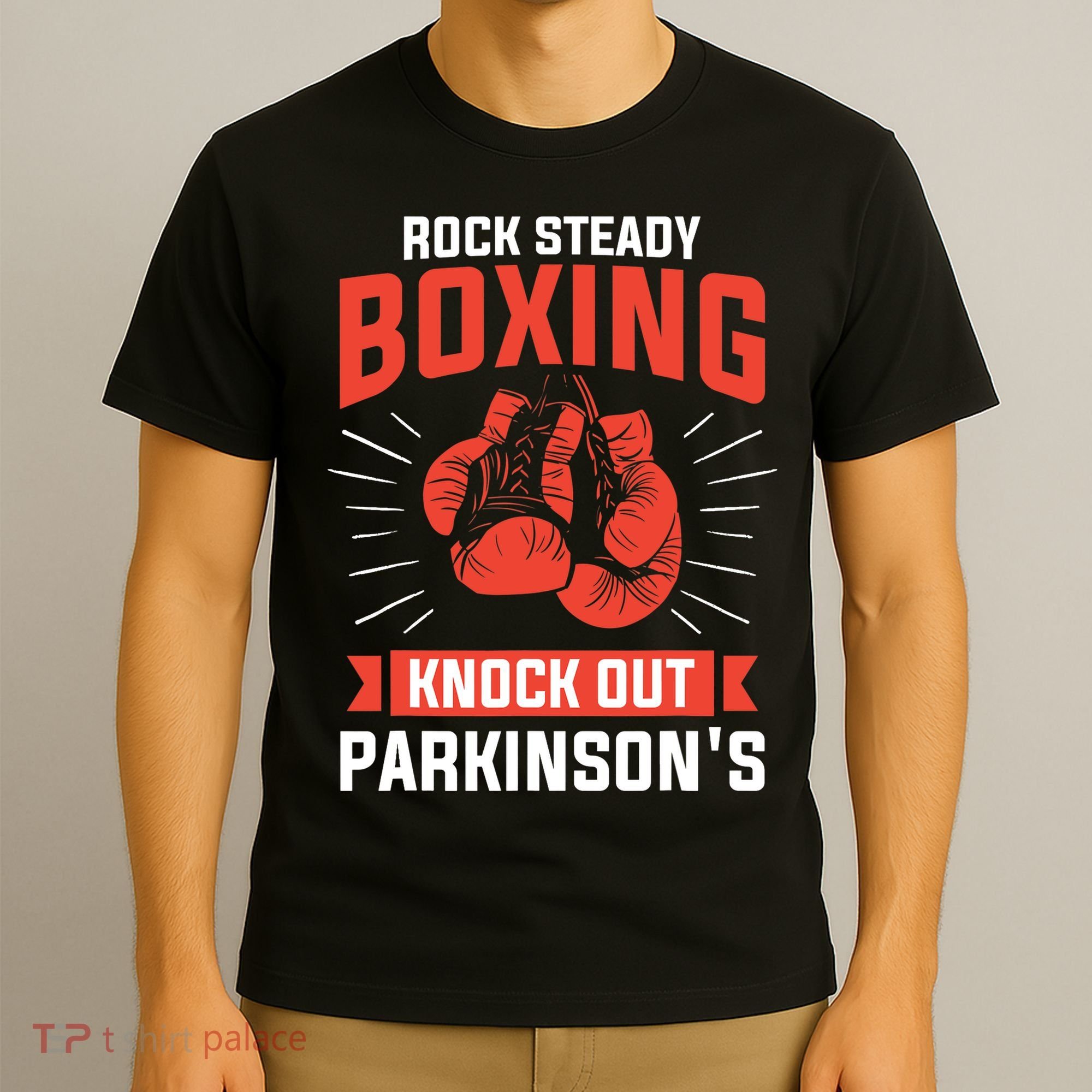 Rock Steady Boxing Knock Out Parkinson's Boxer T-Shirt