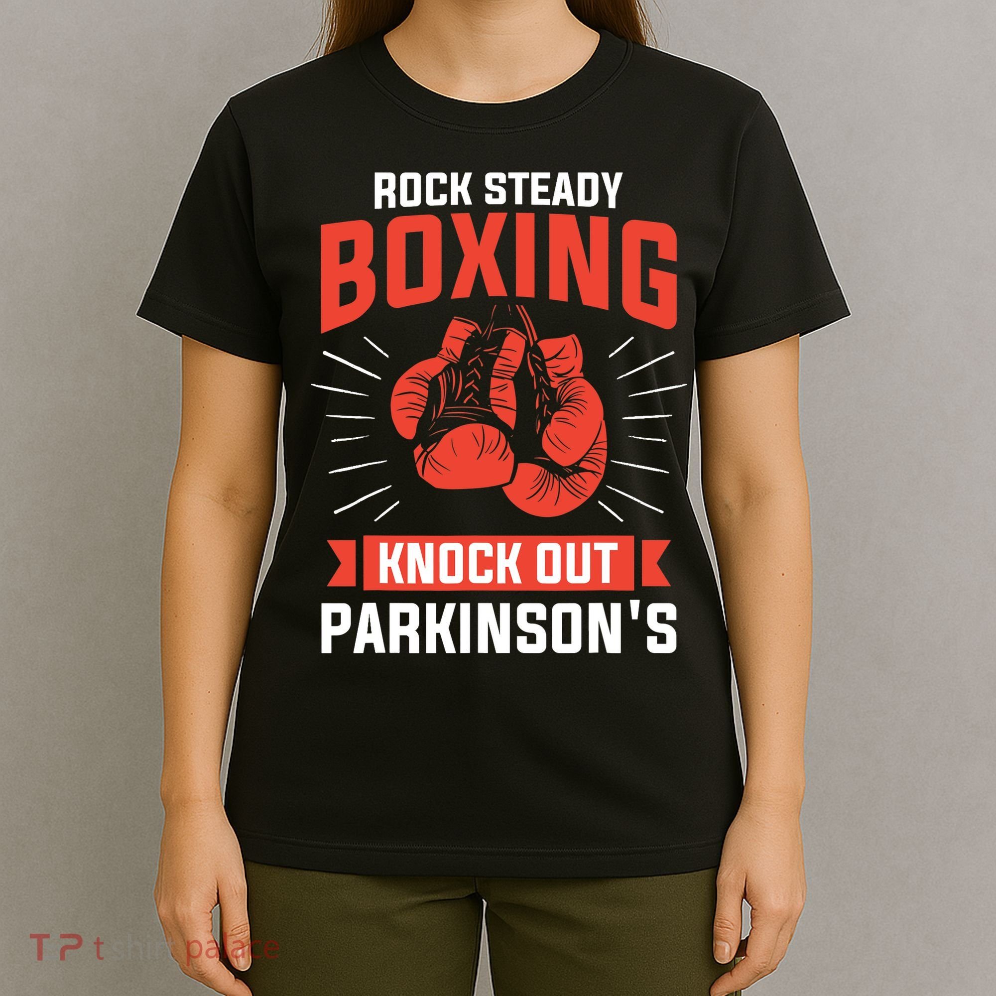 Rock Steady Boxing Knock Out Parkinson's Boxer T-Shirt