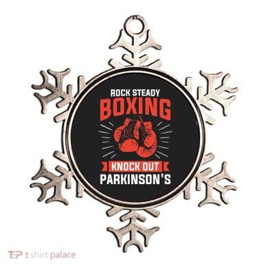 Rock Steady Boxing Knock Out Parkinson's Boxer Ornament