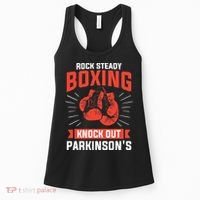 Rock Steady Boxing Knock Out Parkinson's Boxer Women's Tank Top thumb 0