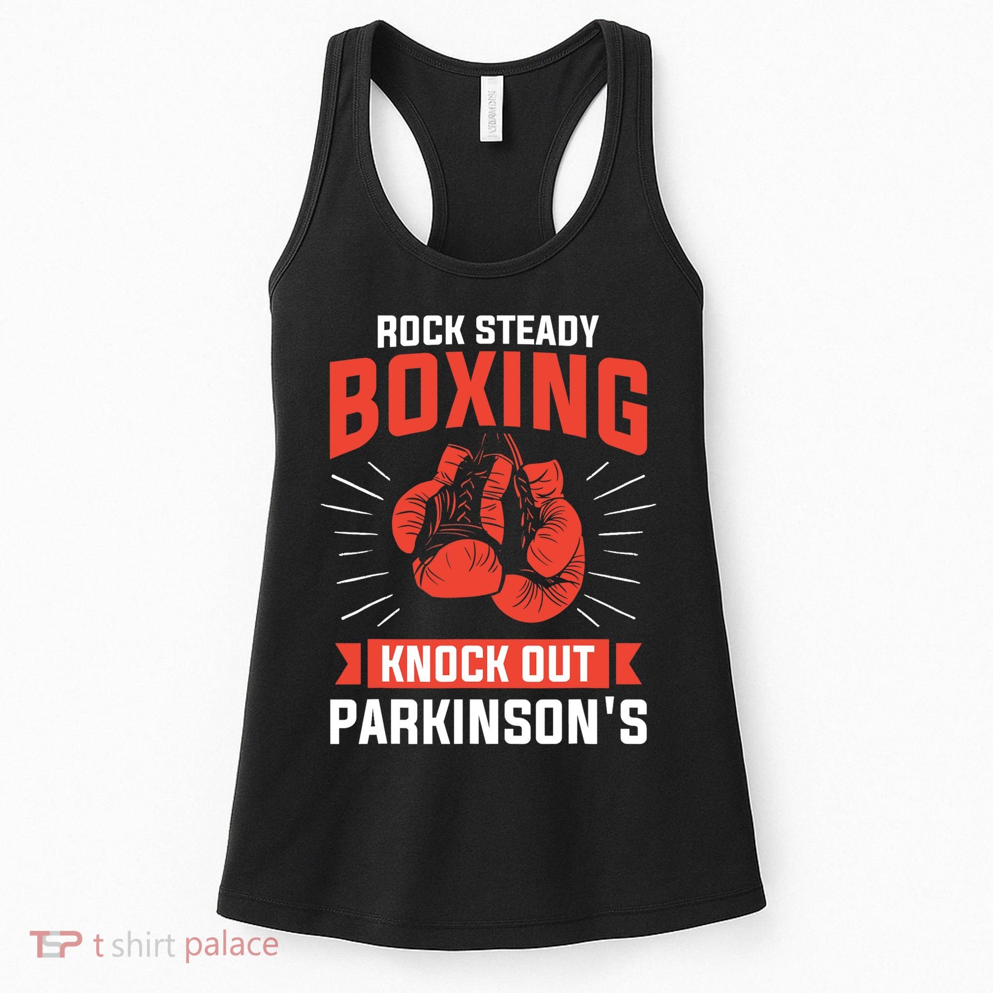 Rock Steady Boxing Knock Out Parkinson's Boxer Women's Tank Top