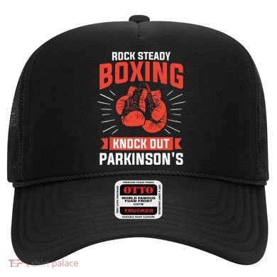 Rock Steady Boxing Knock Out Parkinson's Boxer Hat
