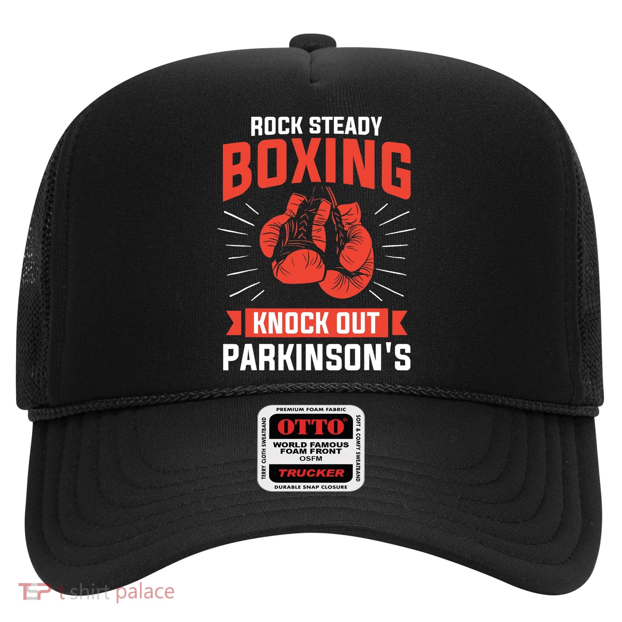 Rock Steady Boxing Knock Out Parkinson's Boxer Hat