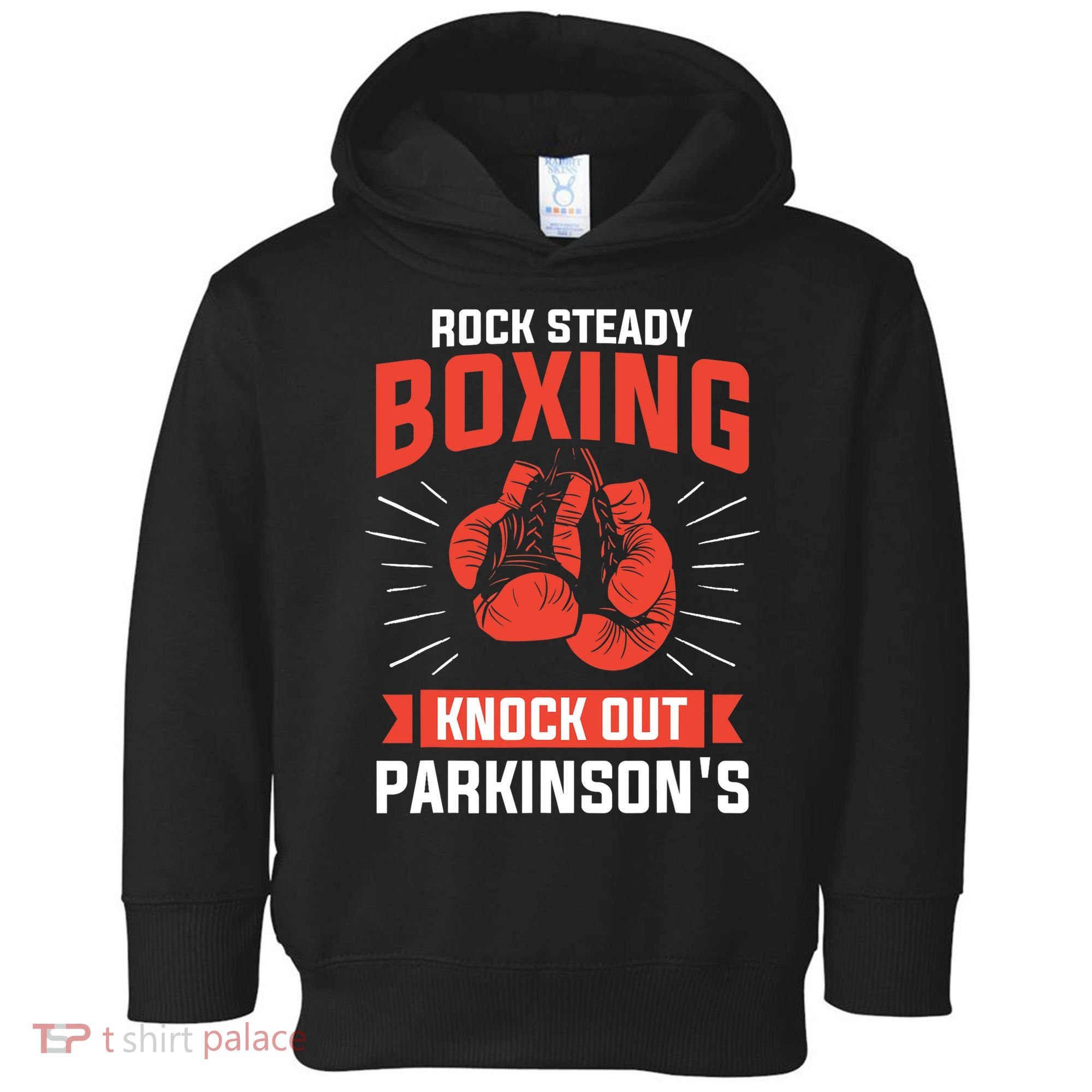 Rock Steady Boxing Knock Out Parkinson's Boxer Toddler Hoodie