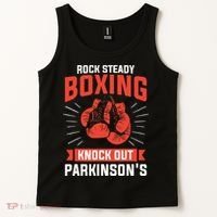 Rock Steady Boxing Knock Out Parkinson's Boxer Tank Top thumb 2