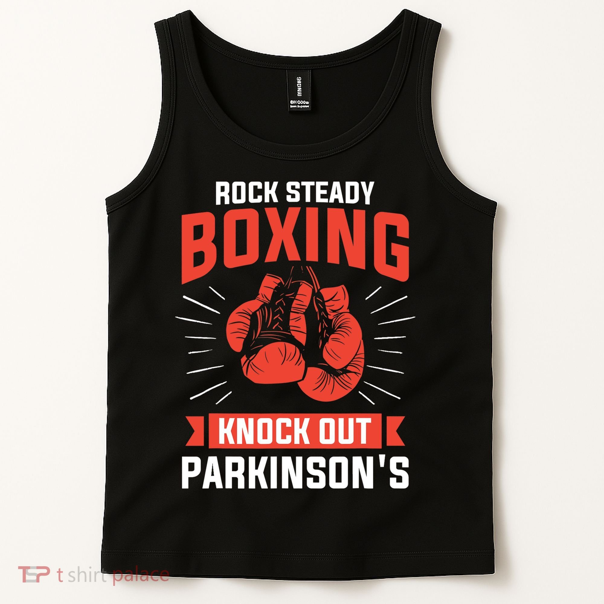 Rock Steady Boxing Knock Out Parkinson's Boxer Tank Top