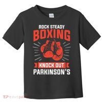 Rock Steady Boxing Knock Out Parkinson's Boxer Toddler T-Shirt thumb 0