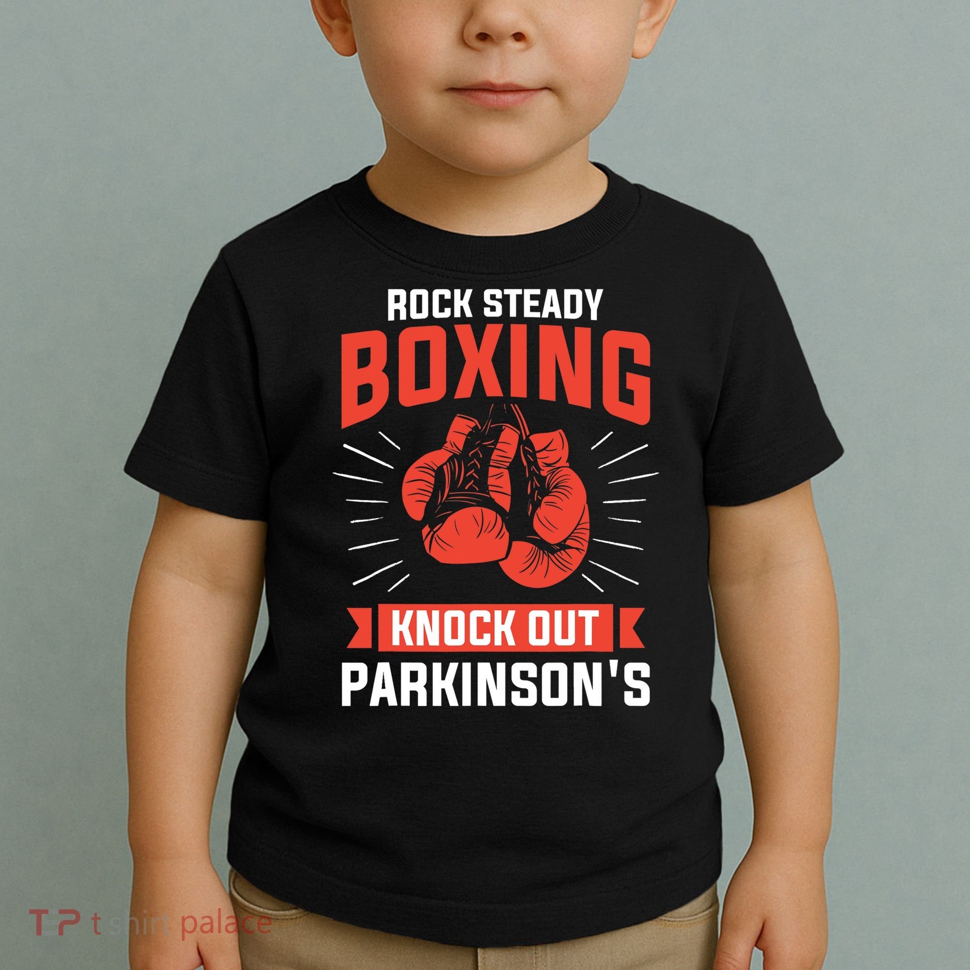 Rock Steady Boxing Knock Out Parkinson's Boxer Toddler T-Shirt