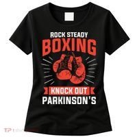 Rock Steady Boxing Knock Out Parkinson's Boxer Women's T-Shirt thumb 0