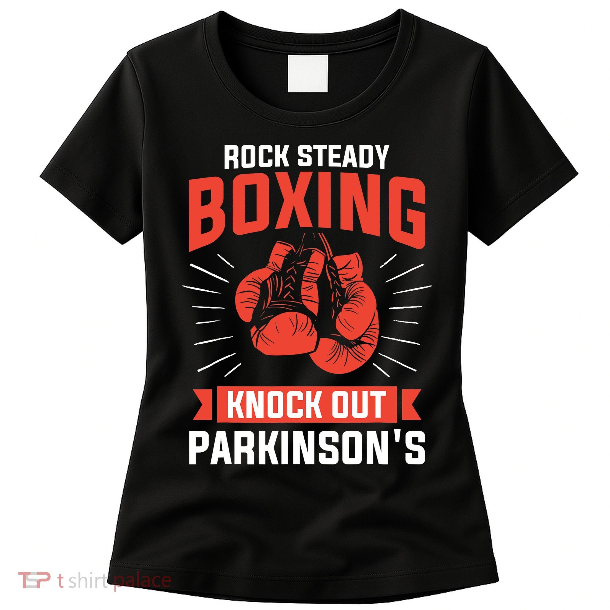 Rock Steady Boxing Knock Out Parkinson's Boxer Women's T-Shirt