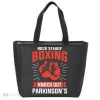 Rock Steady Boxing Knock Out Parkinson's Boxer Tote Bag thumb 0