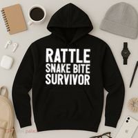 Rattle Snake Bite Survivor Rattlesnake Hospital Hoodie thumb 3