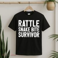 Rattle Snake Bite Survivor Rattlesnake Hospital T-Shirt thumb 2