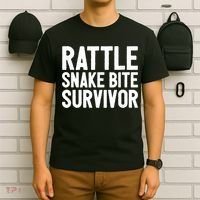 Rattle Snake Bite Survivor Rattlesnake Hospital T-Shirt thumb 6