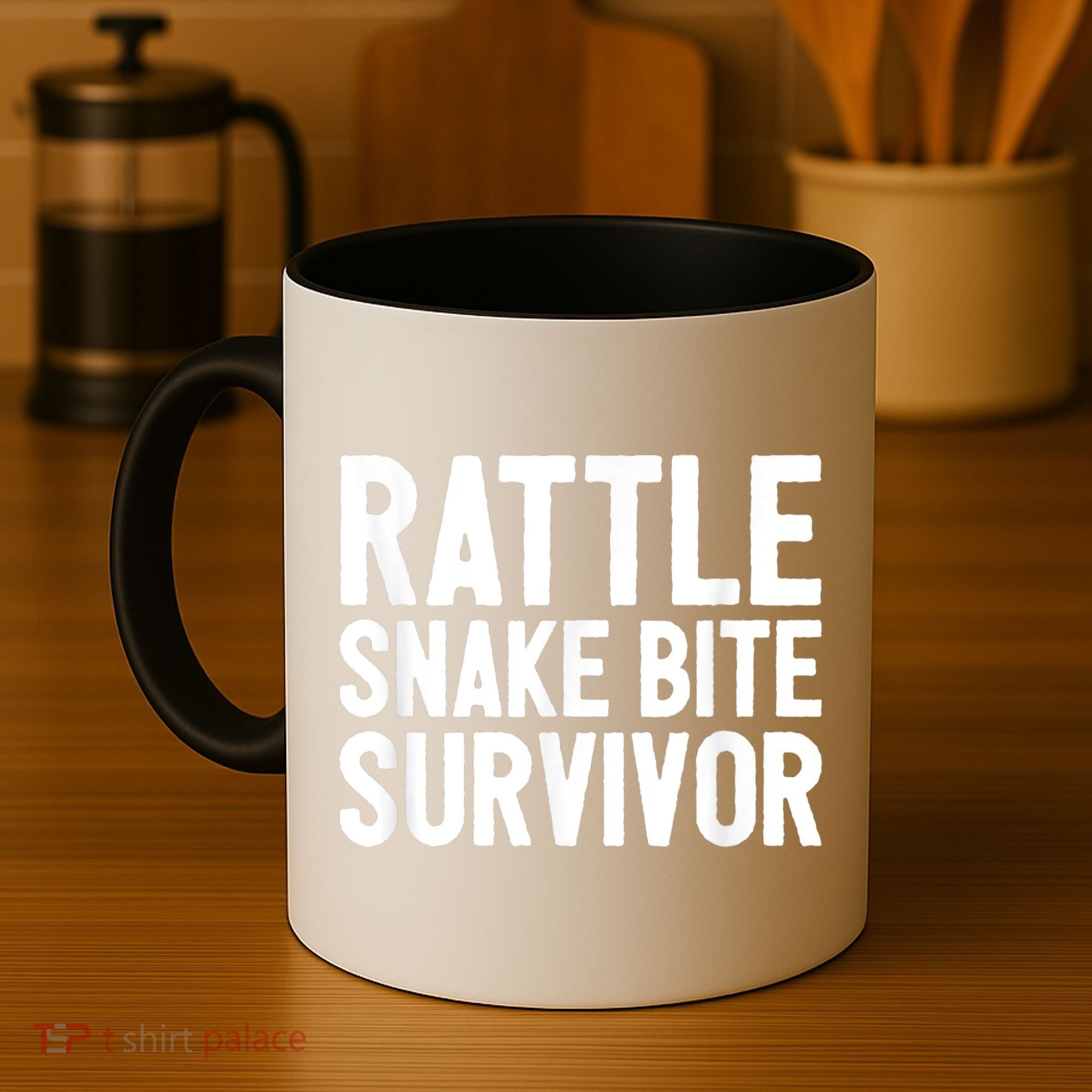 Rattle Snake Bite Survivor Rattlesnake Hospital Coffee Mug