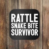 Rattle Snake Bite Survivor Rattlesnake Hospital Coaster thumb 0
