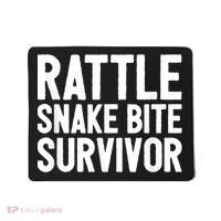 Rattle Snake Bite Survivor Rattlesnake Hospital Mousepad thumb 0