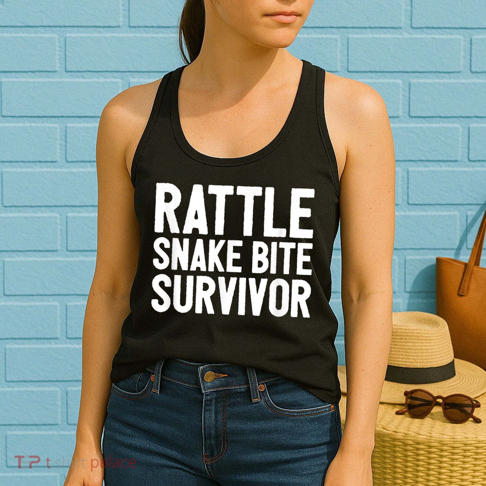 Rattle Snake Bite Survivor Rattlesnake Hospital Women's Tank Top