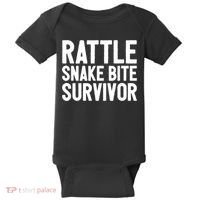 Rattle Snake Bite Survivor Rattlesnake Hospital Baby Bodysuit thumb 0
