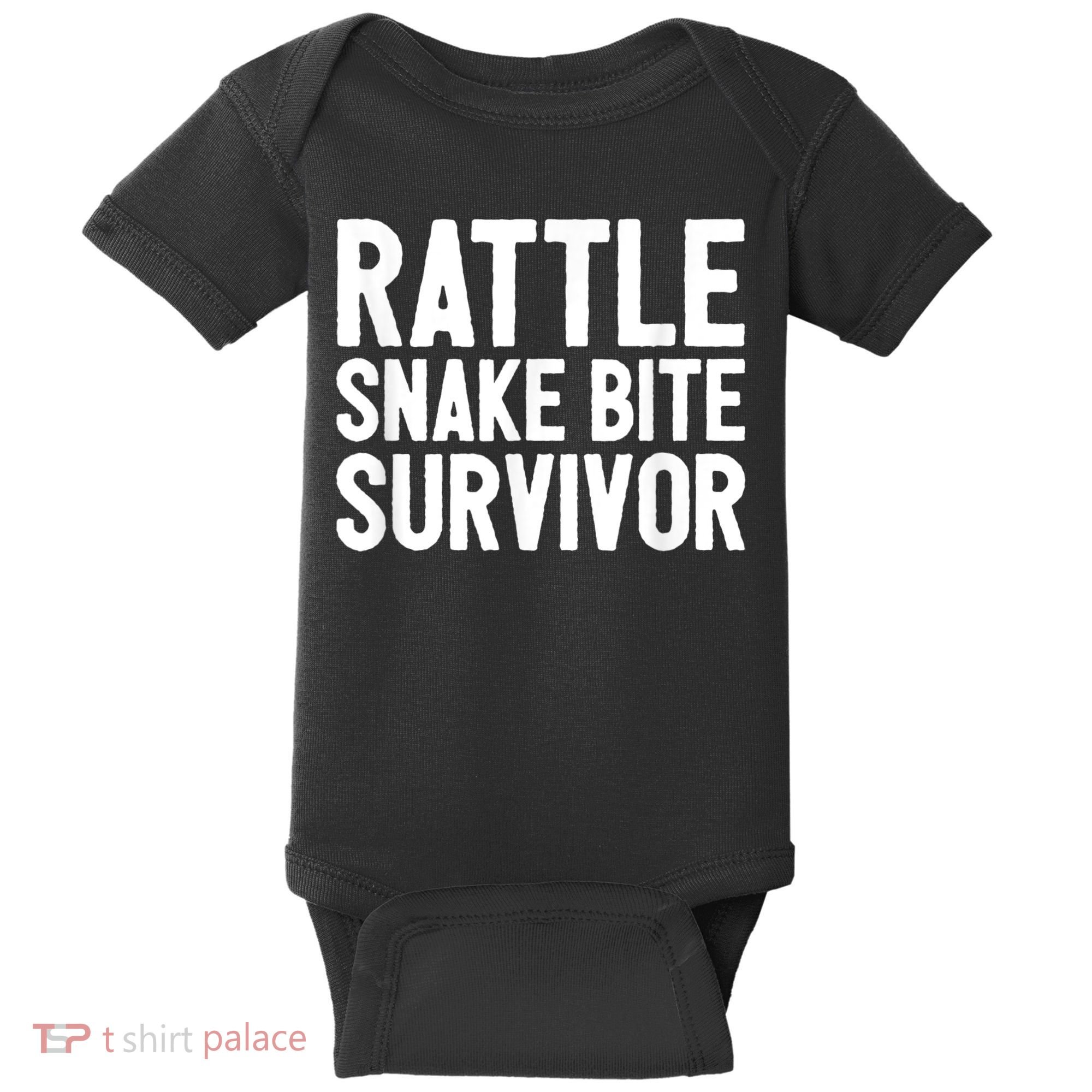 Rattle Snake Bite Survivor Rattlesnake Hospital Baby Bodysuit