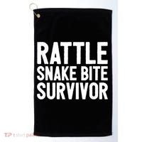 Rattle Snake Bite Survivor Rattlesnake Hospital Golf Towel thumb 0