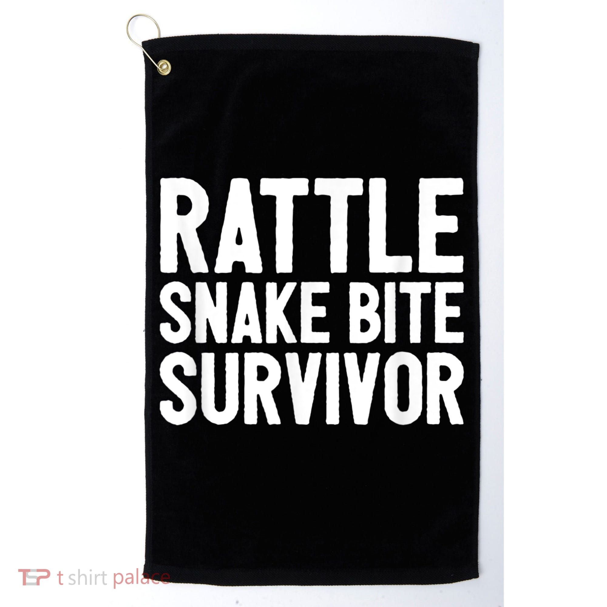 Rattle Snake Bite Survivor Rattlesnake Hospital Golf Towel