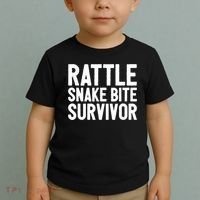 Rattle Snake Bite Survivor Rattlesnake Hospital Toddler T-Shirt thumb 2