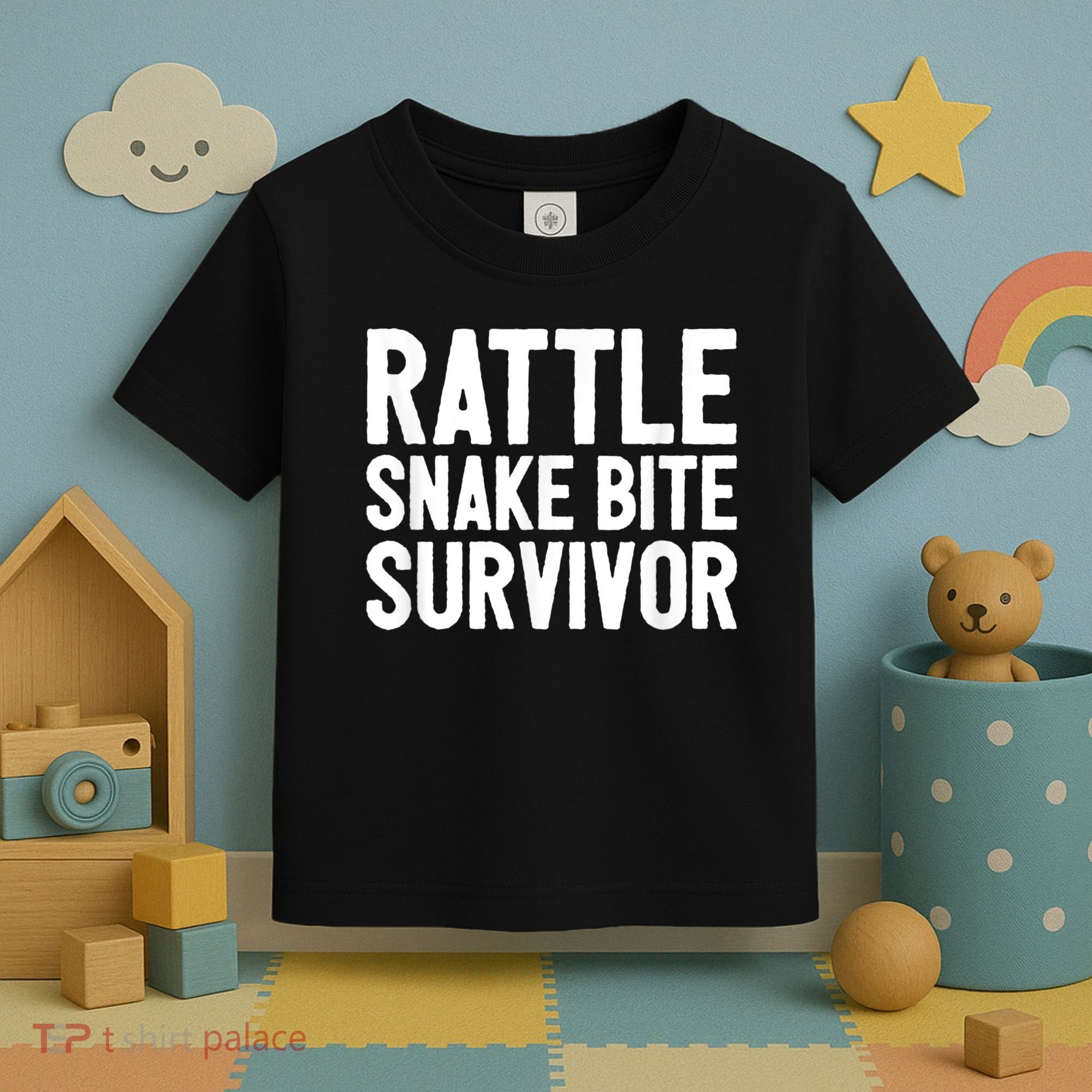 Rattle Snake Bite Survivor Rattlesnake Hospital Toddler T-Shirt