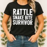 Rattle Snake Bite Survivor Rattlesnake Hospital Women's T-Shirt thumb 2
