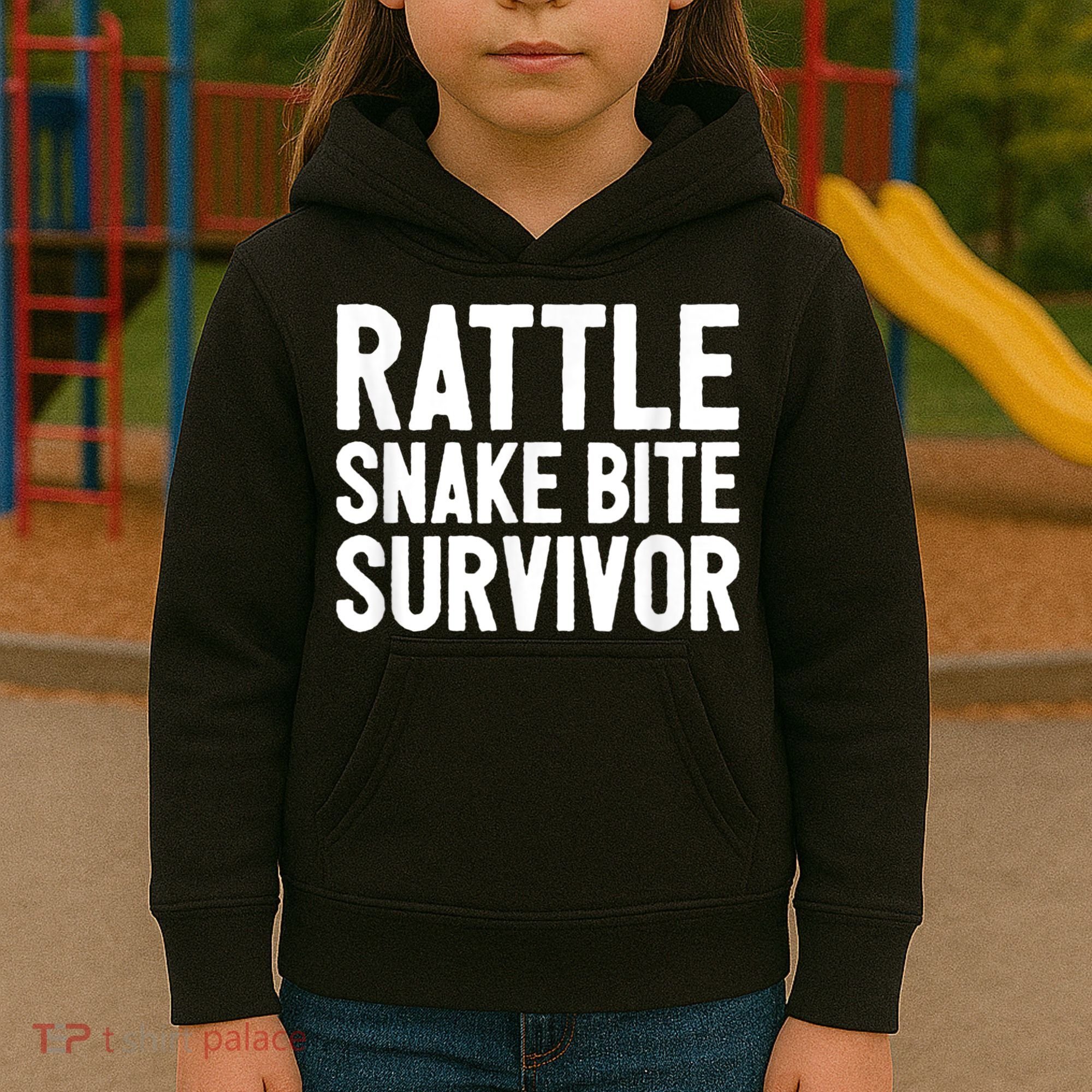 Rattle Snake Bite Survivor Rattlesnake Hospital Kids Hoodie