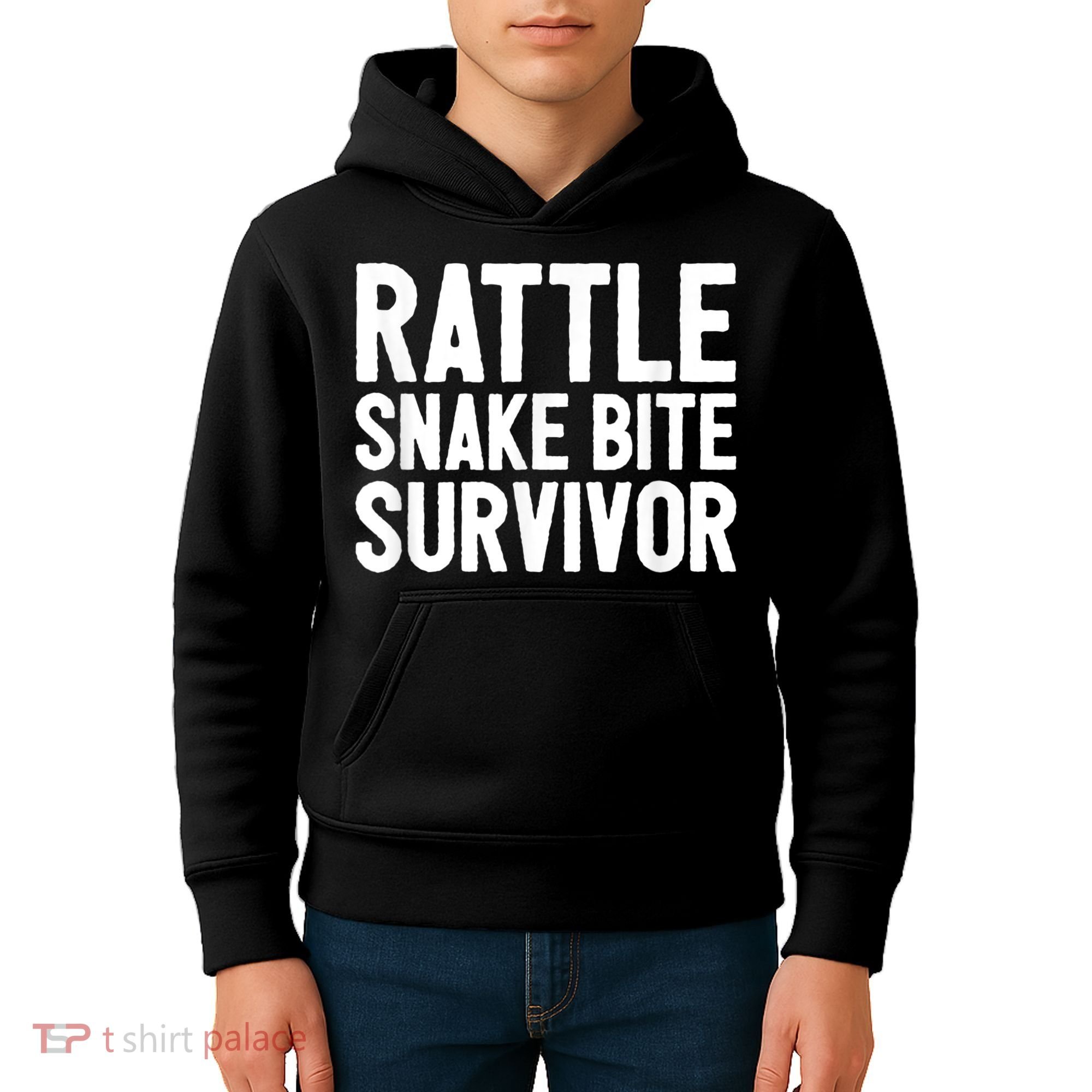 Rattle Snake Bite Survivor Rattlesnake Hospital Kids Hoodie