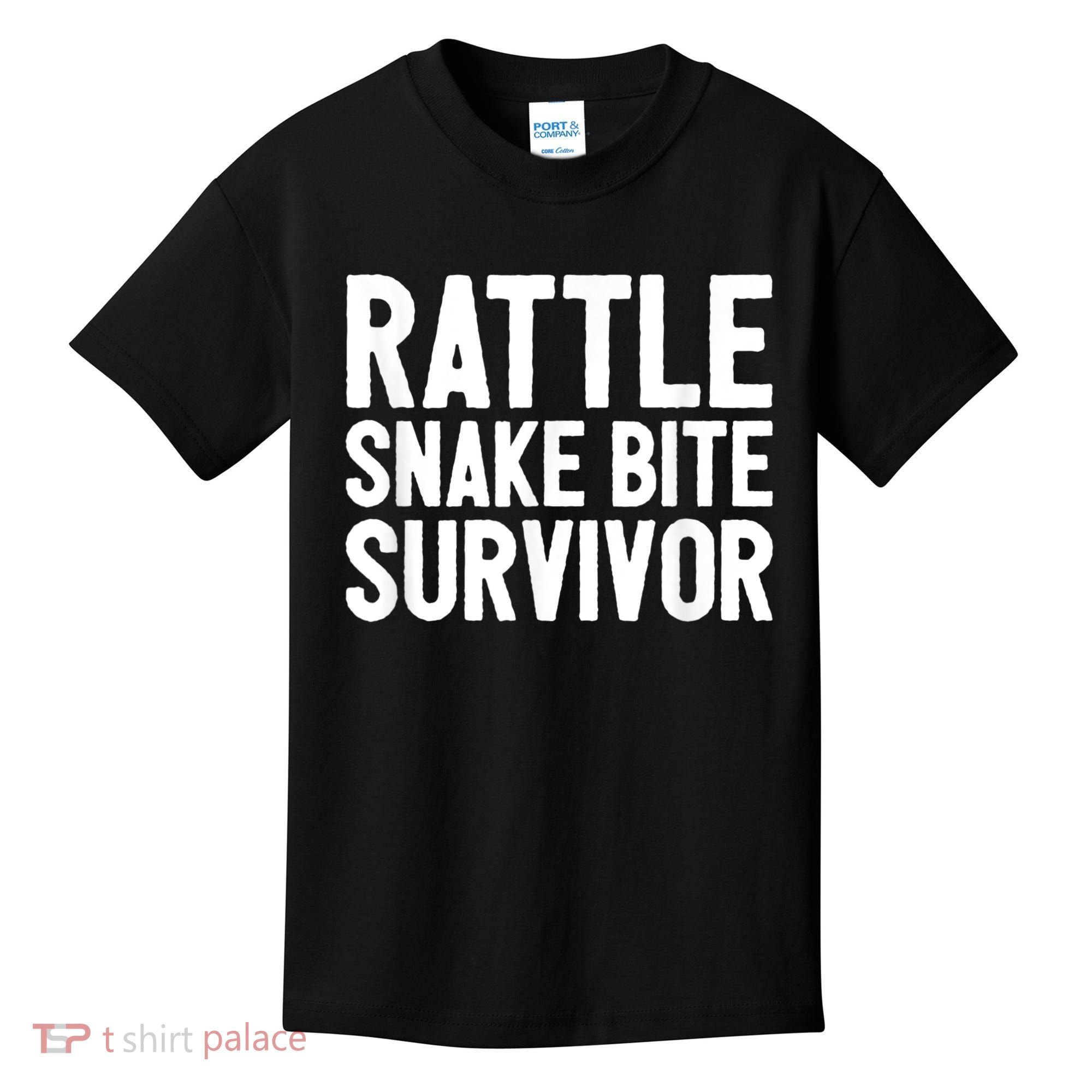 Rattle Snake Bite Survivor Rattlesnake Hospital Kids T-Shirt