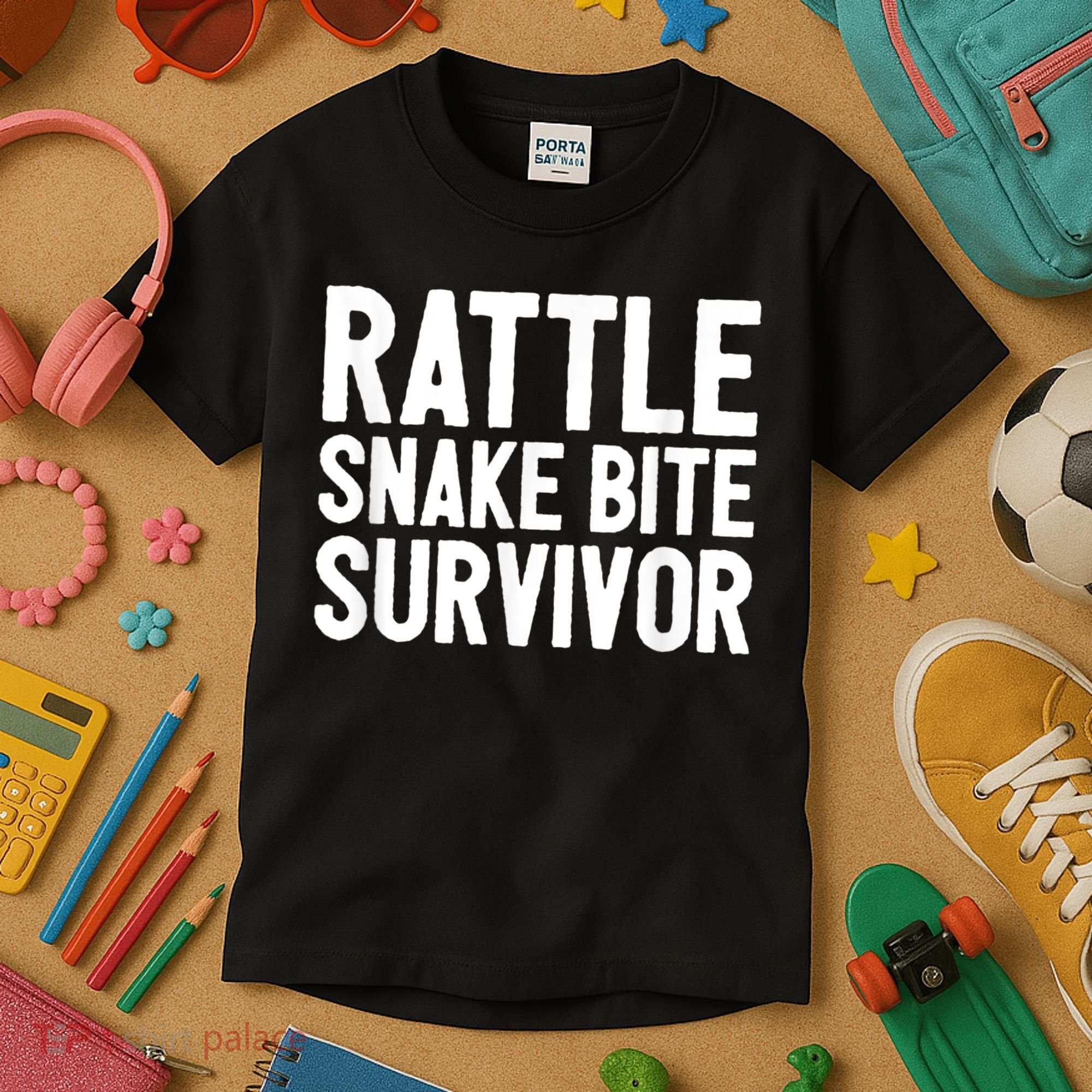 Rattle Snake Bite Survivor Rattlesnake Hospital Kids T-Shirt