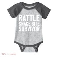 Rattle Snake Bite Survivor Rattlesnake Hospital Infant Baby Jersey Bodysuit thumb 0
