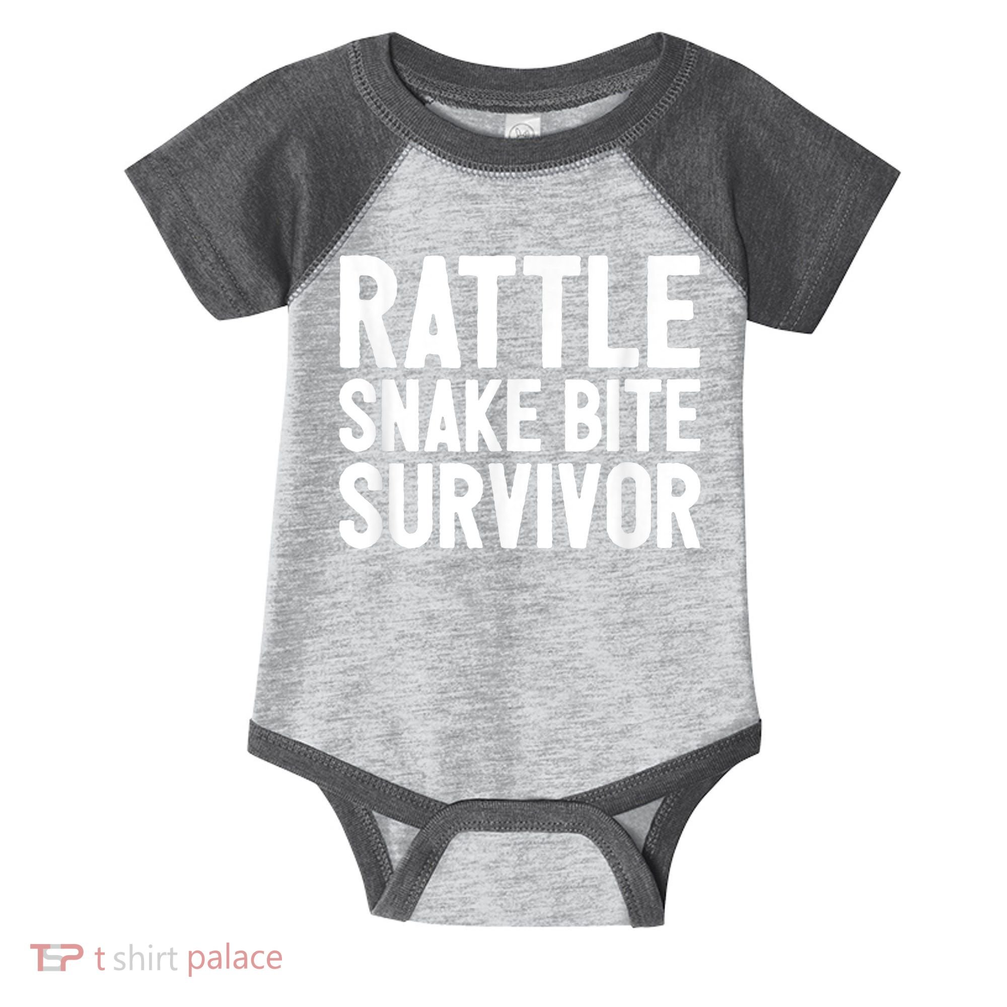 Rattle Snake Bite Survivor Rattlesnake Hospital Infant Baby Jersey Bodysuit
