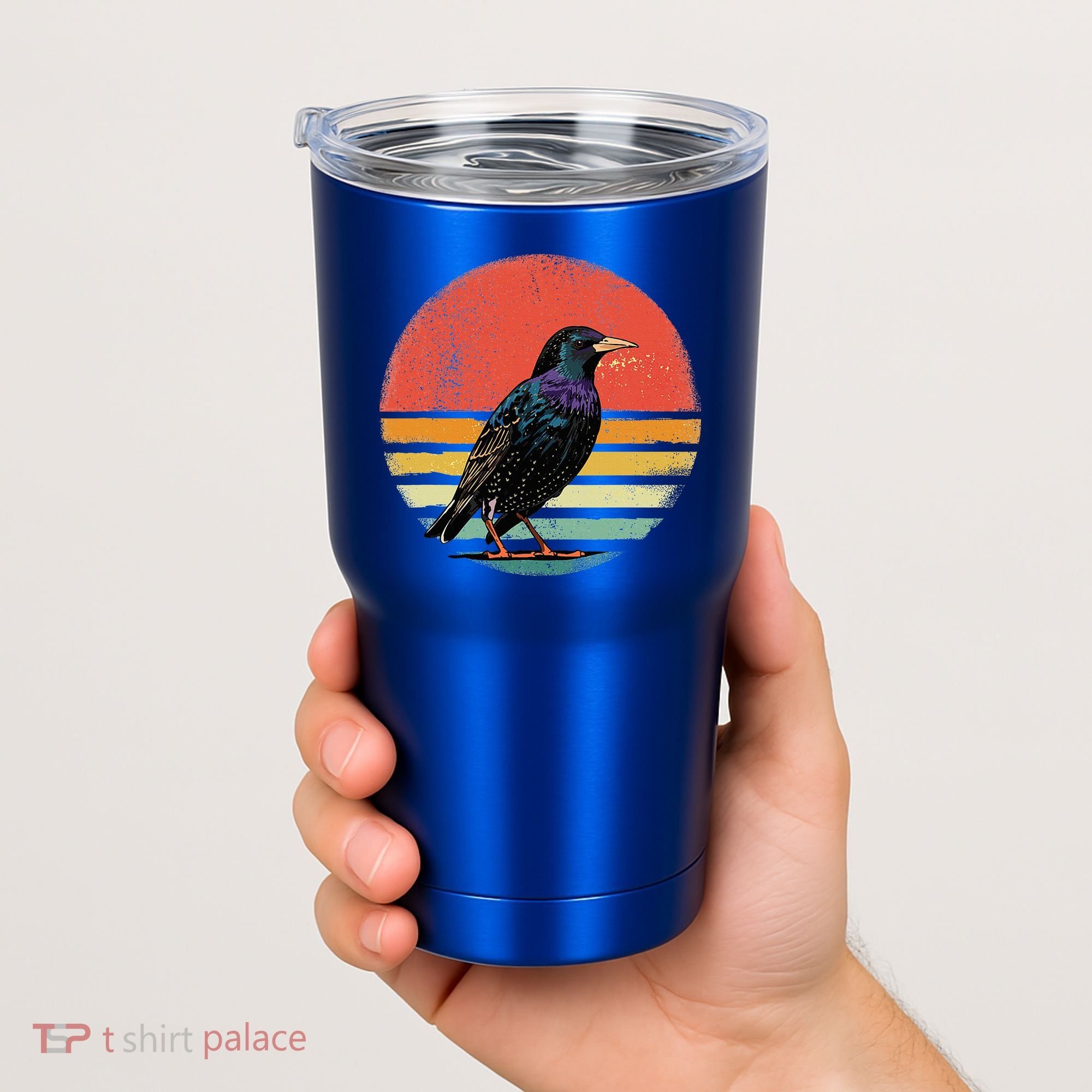 Retro Starling Bird Animal Birdwatcher Bird Lover Tumbler