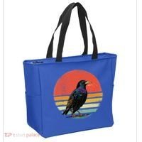 Retro Starling Bird Animal Birdwatcher Bird Lover Tote Bag thumb 2