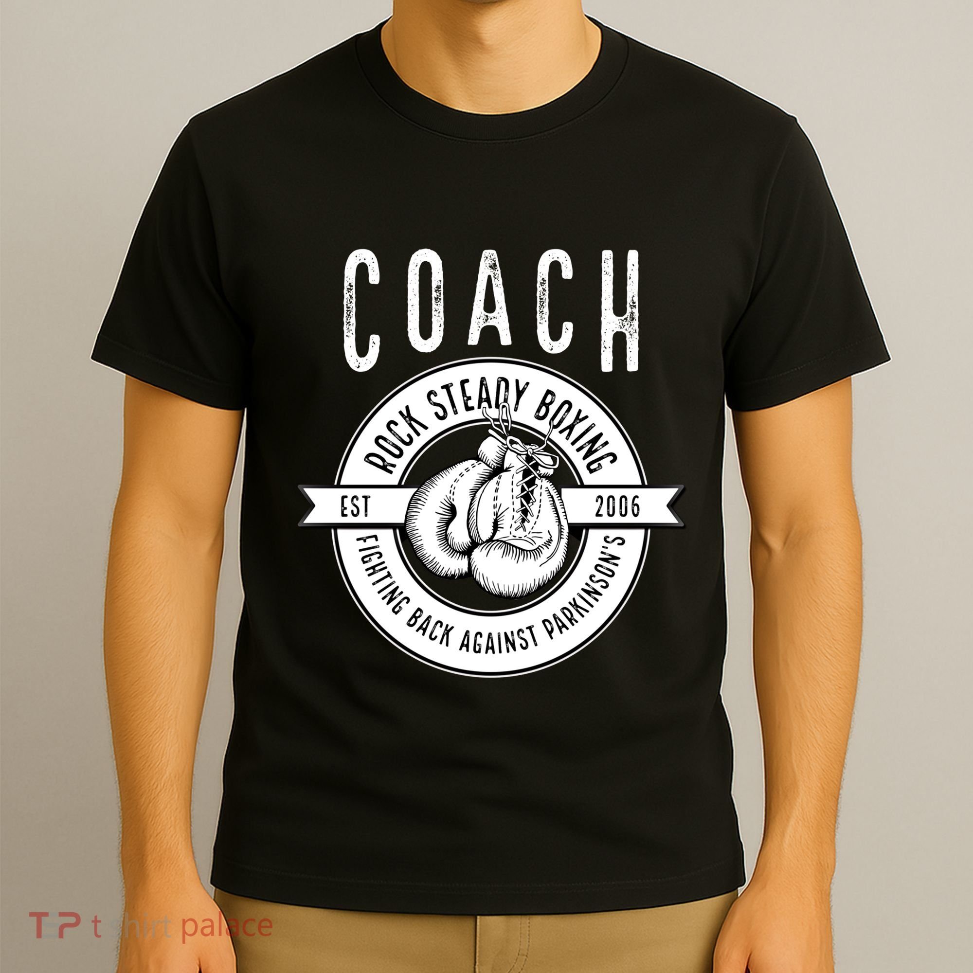 Rock Steady Boxing Coach Fight ParkinsonS Great Gift T-Shirt