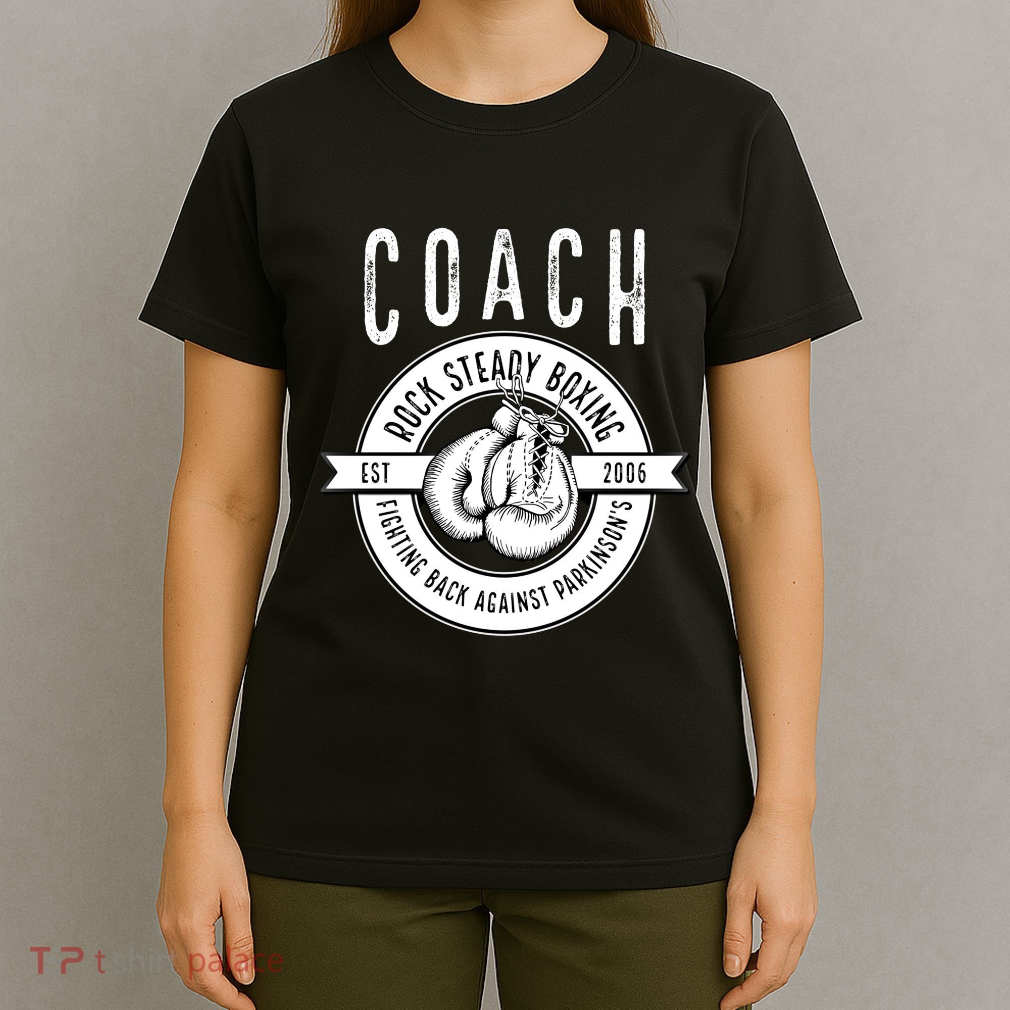 Rock Steady Boxing Coach Fight ParkinsonS Great Gift T-Shirt