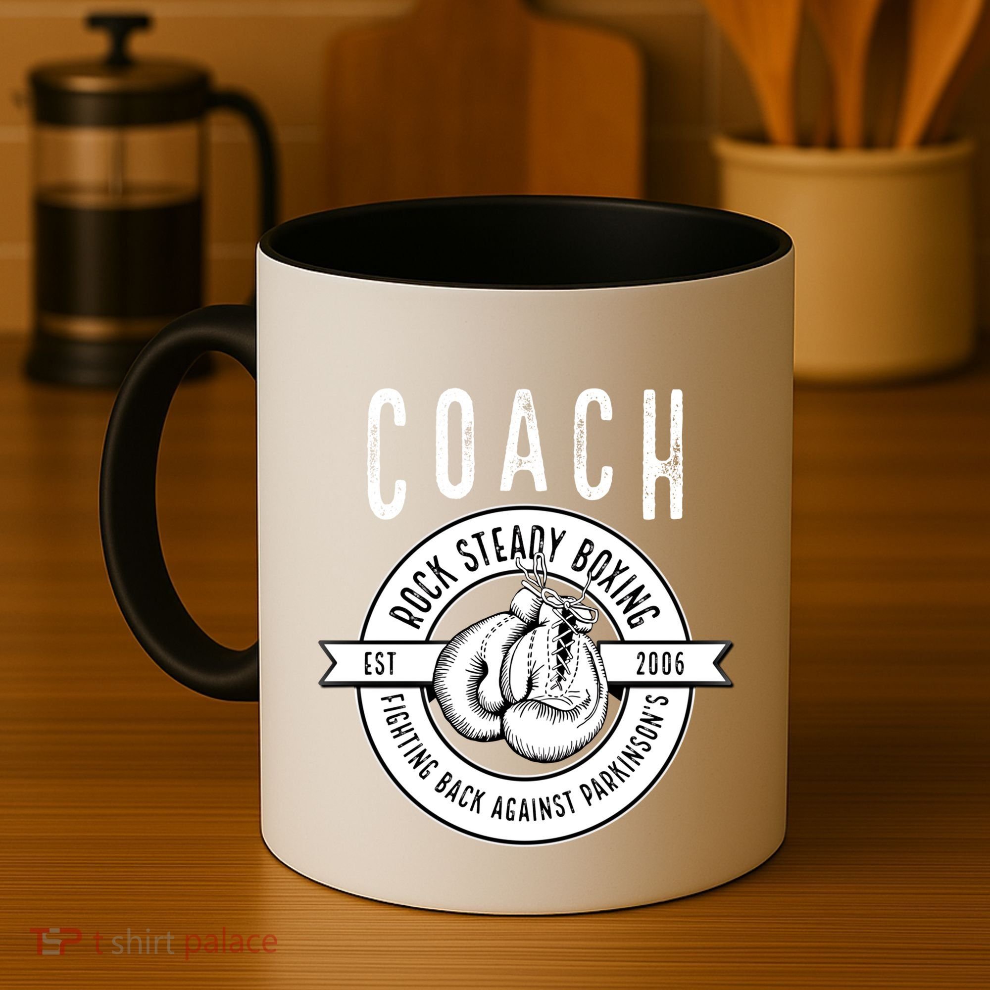 Rock Steady Boxing Coach Fight ParkinsonS Great Gift Coffee Mug