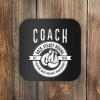 Rock Steady Boxing Coach Fight ParkinsonS Great Gift Coaster thumb 0
